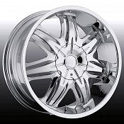 Platinum 413 / 414 Cloak Chrome Custom Rims Wheels