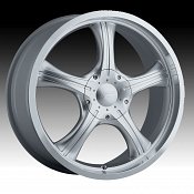 Platinum 82S 82 / 83S 83 Attitude Silver Machined Custom Rims Wh