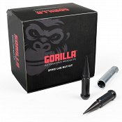 SPKJP-00012B / Gorilla Black Spike Lug Kit 1/2-20 (Jeep 23 pack)