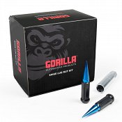 SPK6-14200BL / Gorilla Blue Spike Kit 14x2 6-Lug Kit (24 Lugs)