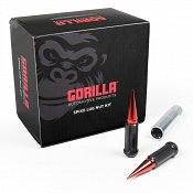 SPK6-14150RD / Gorilla Red Spike Kit 14x1.5 6-Lug Kit (24 Lugs)