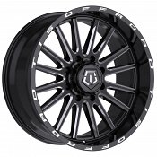 TIS Offroad 567BM Gloss Black Milled Custom Truck Wheels
