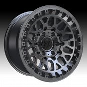 TIS Wheels 555A Satin Anthracite Custom Truck Wheels