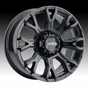 Ultra 123BK Scorpion Gloss Black Custom Wheels Rims