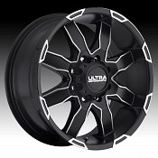 Ultra 225 Phantom Satin Black Machined Custom Wheels Rims
