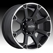 Ultra 245 Spline Satin Black Custom Wheels Rims