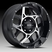 Ultra 250 Colossus Gloss Black Machined Custom Wheels Rims