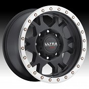 Ultra X102 Xtreme X-Lok Black Machined Custom Wheels