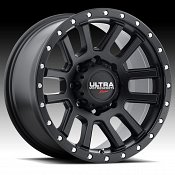 Ultra X107 Xtreme Satin Black Custom Wheels