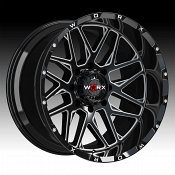 Worx Offroad 819BM Gloss Black Milled Custom Truck Wheels