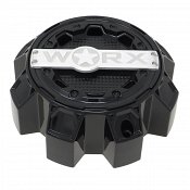 WRX-0081BK / Worx Alloy Gloss Black 8-Lug Center Cap