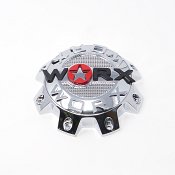 WRX-8808 / Worx Alloy 8-Lug Chrome Dually Front Bolt On Center Cap
