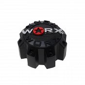 WRX-8808LSB / Worx Alloy 8-Lug Satin Black Bolt On Center Cap