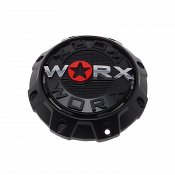 WRX-8856SB / Worx Alloy Satin Black 5/6-Lug Bolt On Center Cap