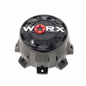WRX-8899RB / Worx 8-Lug Gloss Black Dually Rear Center Cap