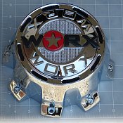 WRX-8899R / Worx Alloy 8-Lug Chrome Dually Rear Bolt On Center Cap