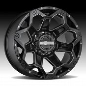 Worx Alloy 812BM Clash Gloss Black Milled