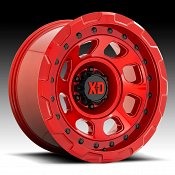 XD Series XD861 Storm Candy Red Custom Truck Wheels Rims