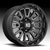 XD Series XD864 Rover Gloss Black Milled Custom Truck Wheels Rims