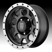 XD Series XD125 Matte Black with Bead Ring Custom Wheels Rim