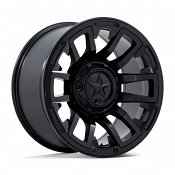 XD Series XD872 Colossus Matte Black Custom Truck Wheels