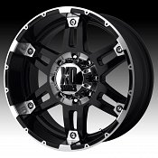 XD Series XD797 Spy Gloss Black Machined Custom Wheels Rims
