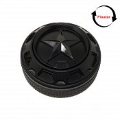 XDCAP001MXBSTARSFT / XD Series Black Bolt-On Floating Center Cap Tall