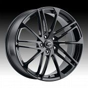 Platinum 463BK Valor Gloss Black Custom Wheels