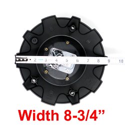 1508S01 / XD Series Gloss Black Bolt-On Center Cap 3