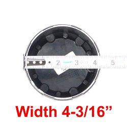 464K106GB / XD Series Gloss Black Snap In Center Cap 3