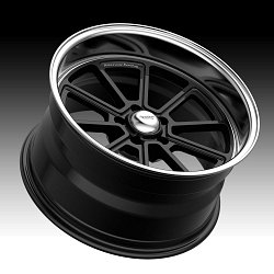 American Racing VN510 Draft Gloss Black Custom Wheels Rims 3