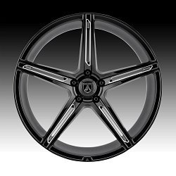 Asanti Black Label ABL-22 Gloss Black Custom Wheels Rims 2
