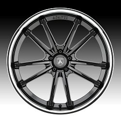 Asanti Black Label ABL-23 Gloss Black Custom Wheels Rims 2