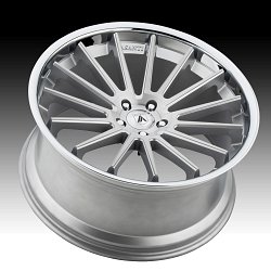Asanti Black Label ABL-24 Brushed Silver Custom Wheels Rims 3