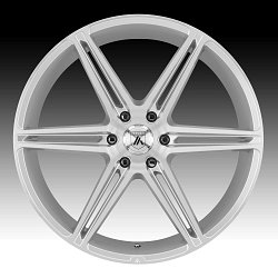 Asanti Black Label ABL-25 Brushed Silver Custom Wheels Rims 2