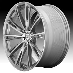 Asanti Black Label ABL30 Corona Brushed Titanium Custom Wheels Rims 2