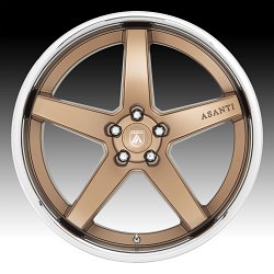 Asanti Black Label ABL31 Regal Matte Bronze Milled Custom Wheels Rims 3