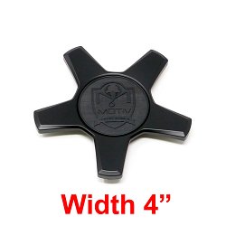CAP-409B / Motiv Satin Black Snap-In Center Cap 3