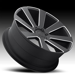 Dub 8-Ball S187 Satin Black Milled Custom Wheels Rims 2