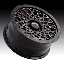 Fittipaldi Offroad Forged FTF04 Black Milled Bronze Tint Custom Wheels Rims 2