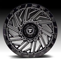 Fittipaldi Offroad Forged FTF05 Gloss Black Milled Custom Wheels Rims 2