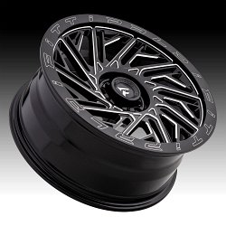 Fittipaldi Offroad Forged FTF05 Gloss Black Milled Custom Wheels Rims 3