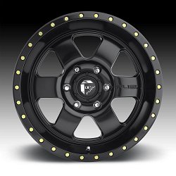 Fuel Podium D618 Satin Black Custom Wheels Rims 3
