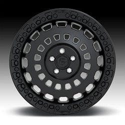 Fuel Zephyr Car D633 Satin Black Custom Wheels Rims 3