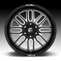 Fuel Ignite D662 Gloss Black Milled Custom Wheels Rims 3