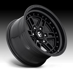 Fuel Nitro D667 Matte Black Custom Wheels Rims 3
