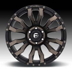 Fuel Blitz D674 Matte Black Machined DT Custom Wheels Rims 2