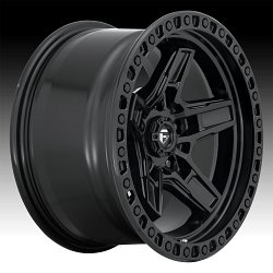 Fuel Kicker 5 D697 Satin Black Custom Wheels Rims 2