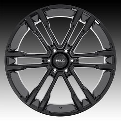 Helo HE918 Gloss Black Custom Wheels Rims 3