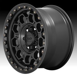 KMC KM545 Trek Satin Black Custom Wheels Rims 2